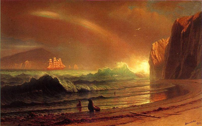 Albert Bierstadt The Golden Gate France oil painting art